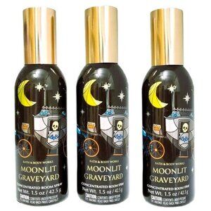 New Bath & Body Works MOONLIT GRAVEYARD Concentrated Room Sprays Set of 3